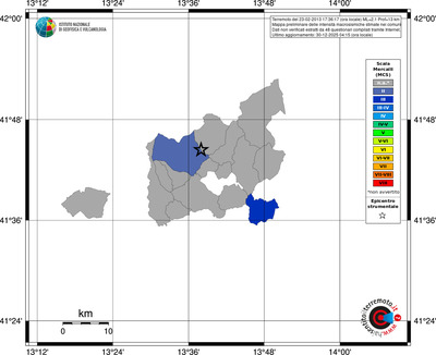 Mappa MCS - territori comuni
