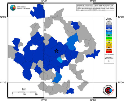 Mappa EMS - territori comuni