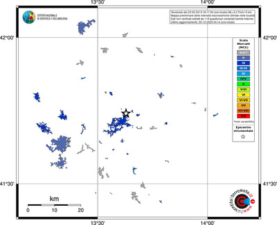 Mappa MCS - territori località