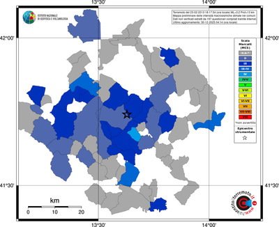 Mappa MCS - territori comuni