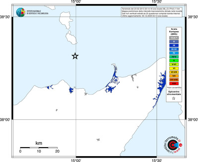 Mappa EMS - territori località