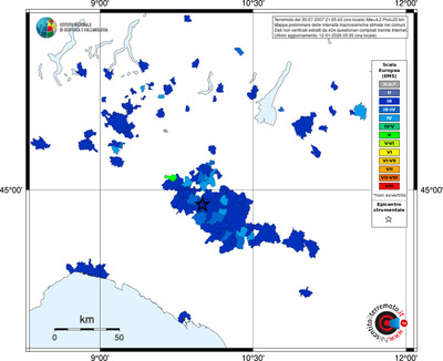 Mappa EMS - territori comuni