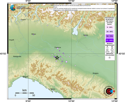 Mappa comuni con almeno 3 questionari