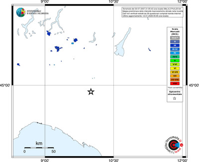 Mappa MCS - territori località