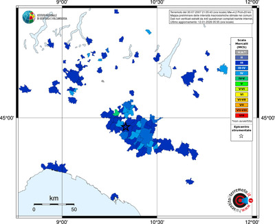 Mappa MCS - territori comuni