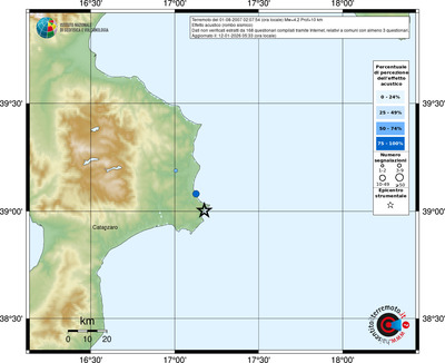 Mappa comuni con almeno 3 questionari
