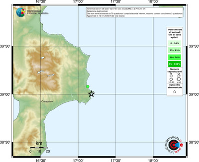 Mappa comuni con almeno 3 questionari