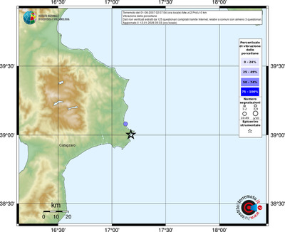 Mappa comuni con almeno 3 questionari