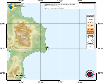 Mappa comuni con almeno 3 questionari