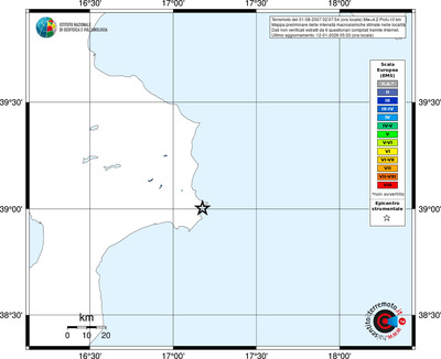 Mappa EMS - territori località