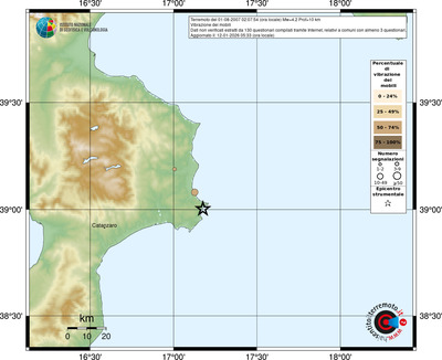 Mappa comuni con almeno 3 questionari