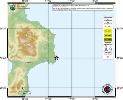Mappa comuni con almeno 3 questionari