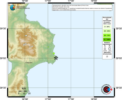 Mappa comuni con almeno 3 questionari