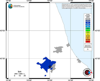 Mappa EMS - territori comuni