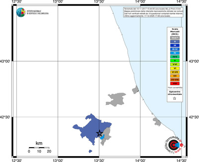 Mappa MCS - territori comuni