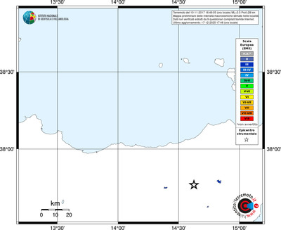 Mappa EMS - territori località