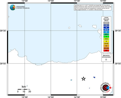 Mappa MCS - territori località