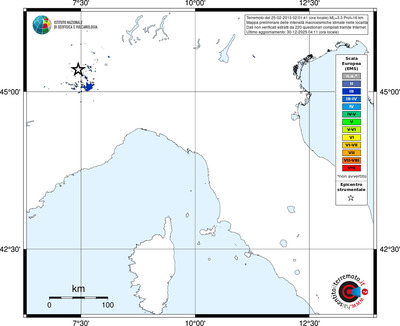 Mappa EMS - territori località