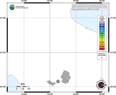 Mappa EMS - territori comuni