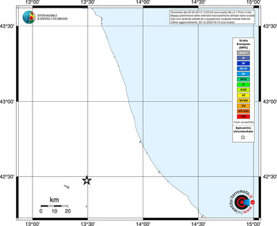 Mappa EMS - territori località