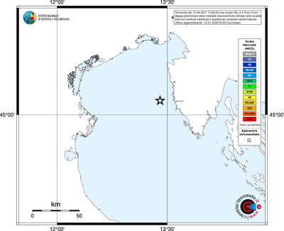 Mappa MCS - territori località