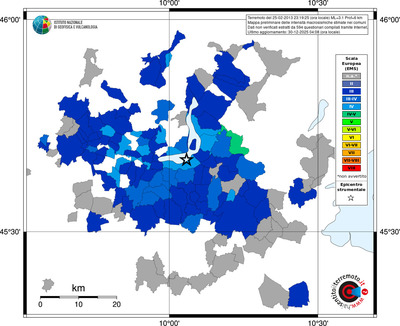 Mappa EMS - territori comuni
