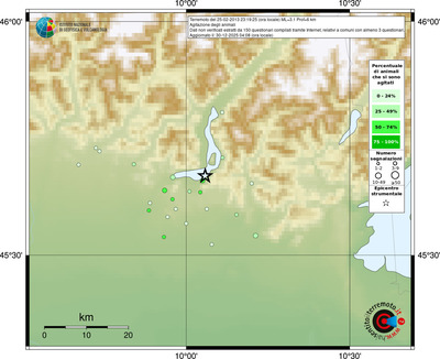 Mappa comuni con almeno 3 questionari
