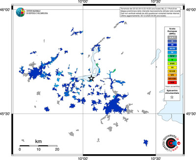 Mappa EMS - territori località