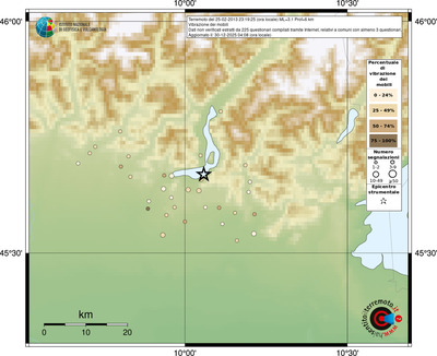 Mappa comuni con almeno 3 questionari