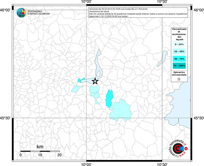 Mappa territorio comunale con almeno 3 questionari