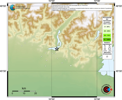 Mappa comuni con almeno 3 questionari