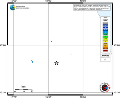 Mappa EMS - territori località