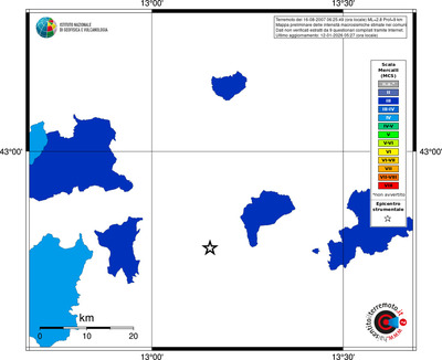 Mappa MCS - territori comuni