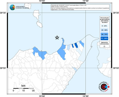Mappa territorio comunale con almeno 3 questionari
