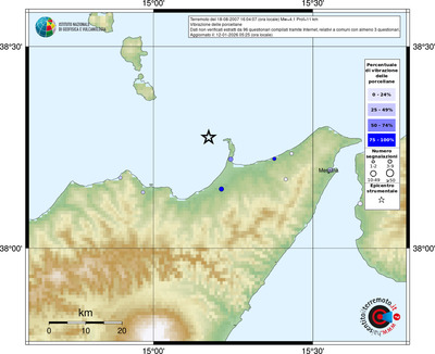 Mappa comuni con almeno 3 questionari