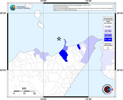 Mappa territorio comunale con almeno 3 questionari