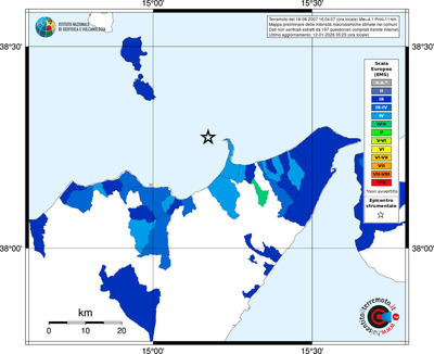 Mappa EMS - territori comuni