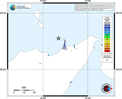 Mappa MCS - territori località