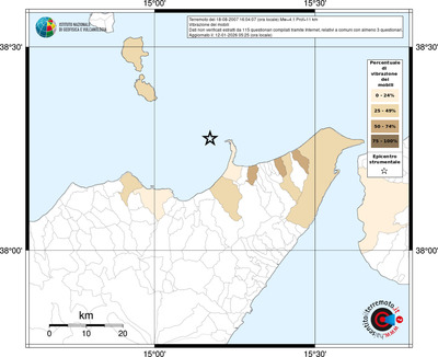 Mappa territorio comunale con almeno 3 questionari