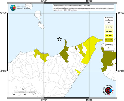 Mappa territorio comunale con almeno 3 questionari