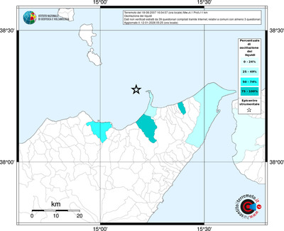 Mappa territorio comunale con almeno 3 questionari