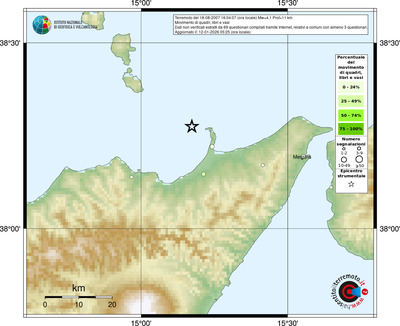 Mappa comuni con almeno 3 questionari