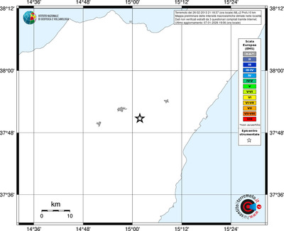 Mappa EMS - territori località
