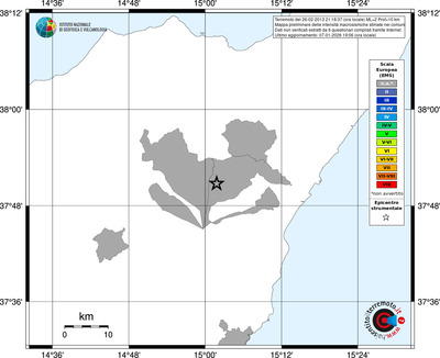 Mappa EMS - territori comuni