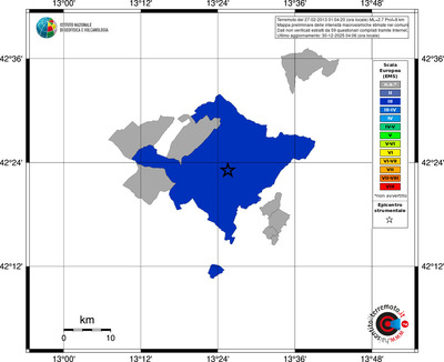 Mappa EMS - territori comuni