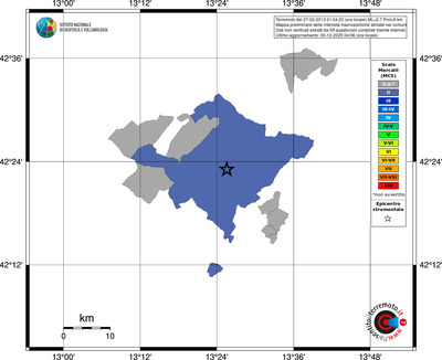 Mappa MCS - territori comuni