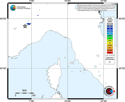 Mappa EMS - territori comuni