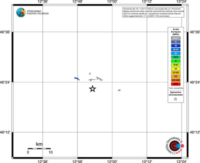 Mappa EMS - territori località