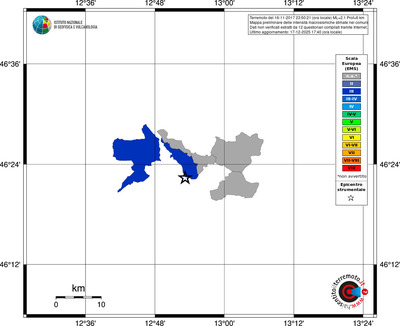 Mappa EMS - territori comuni