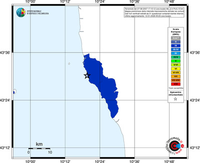 Mappa EMS - territori comuni